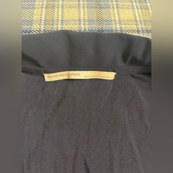 Marithe Francois Girbaud Womens Button Down Top Size Small Black Y2k - Picture 4 of 7